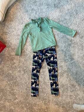 Equestrian blouse and The Everyday Legging